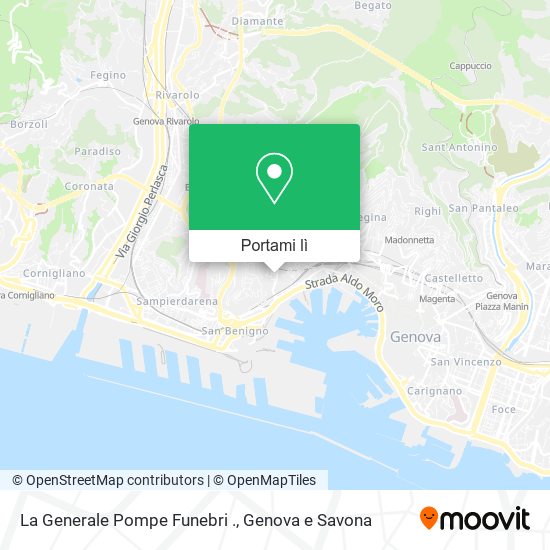 Mappa La Generale Pompe Funebri .