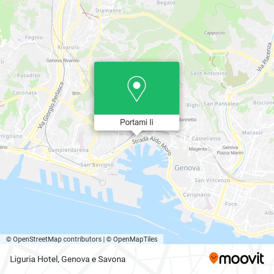 Mappa Liguria Hotel
