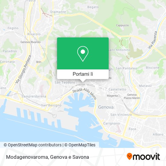Mappa Modagenovaroma