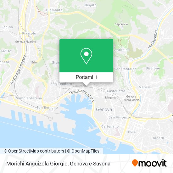 Mappa Morichi Anguizola Giorgio