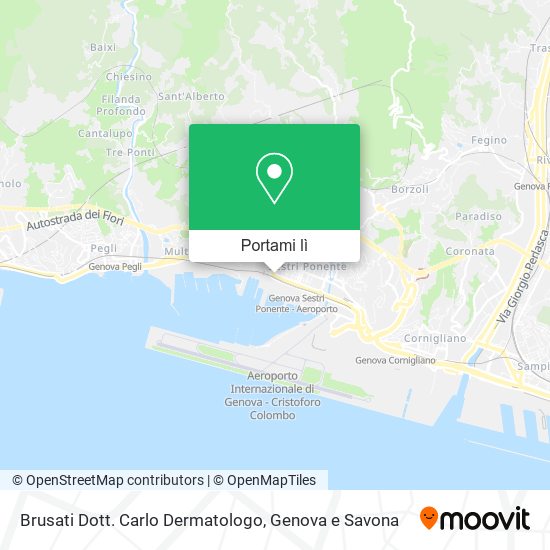 Mappa Brusati Dott. Carlo Dermatologo