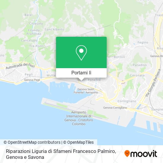 Mappa Riparazioni Liguria di Sfameni Francesco Palmiro