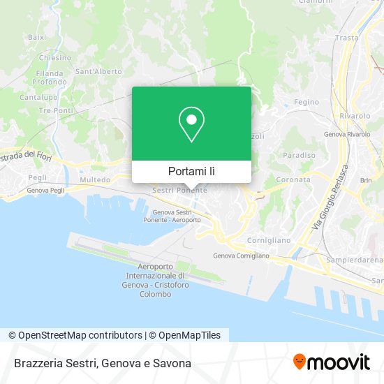 Mappa Brazzeria Sestri