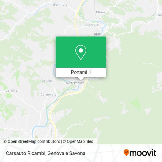 Mappa Carsauto Ricambi
