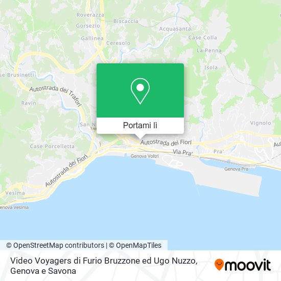 Mappa Video Voyagers di Furio Bruzzone ed Ugo Nuzzo