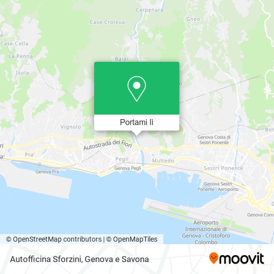 Mappa Autofficina Sforzini