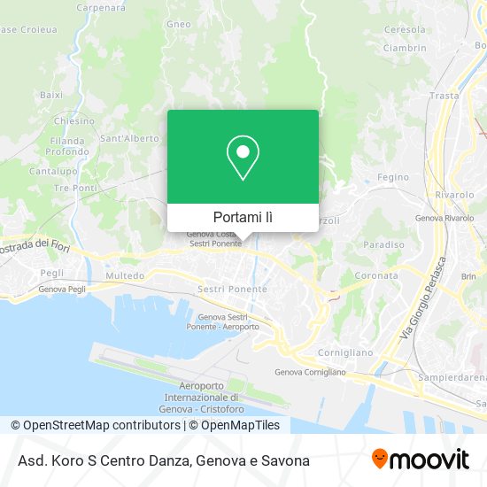Mappa Asd. Koro S Centro Danza