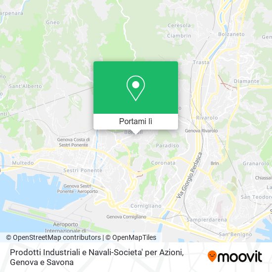 Mappa Prodotti Industriali e Navali-Societa' per Azioni