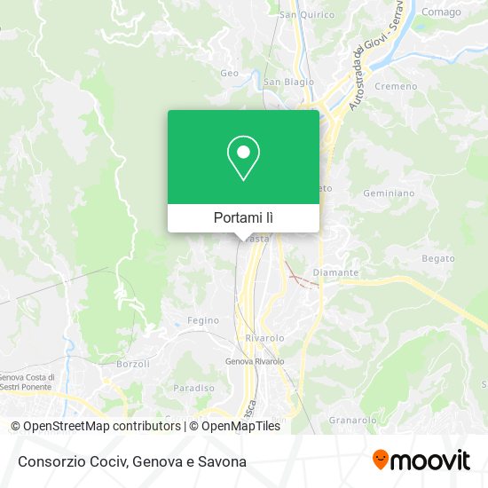 Mappa Consorzio Cociv