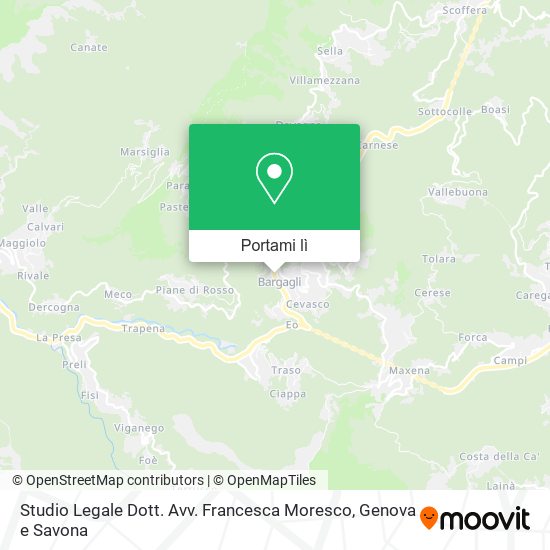 Mappa Studio Legale Dott. Avv. Francesca Moresco