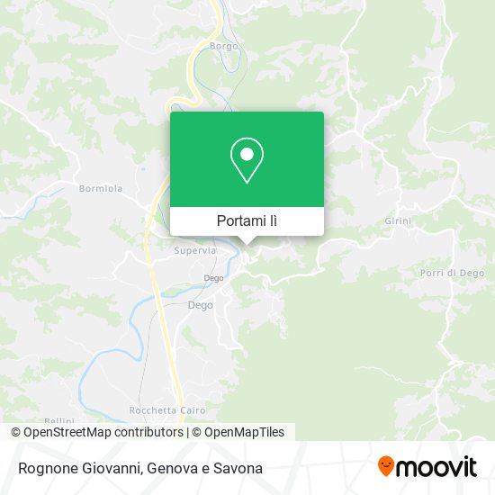 Mappa Rognone Giovanni