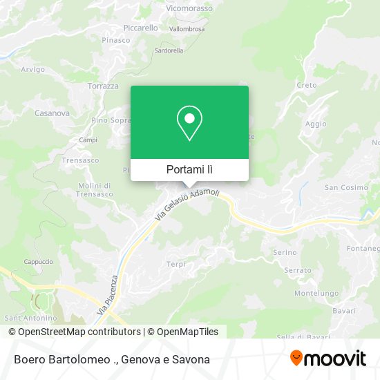 Mappa Boero Bartolomeo .