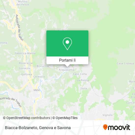 Mappa Biacca-Bolzaneto