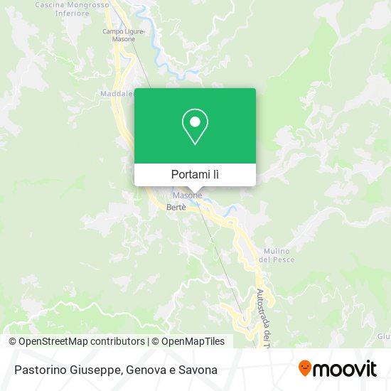 Mappa Pastorino Giuseppe