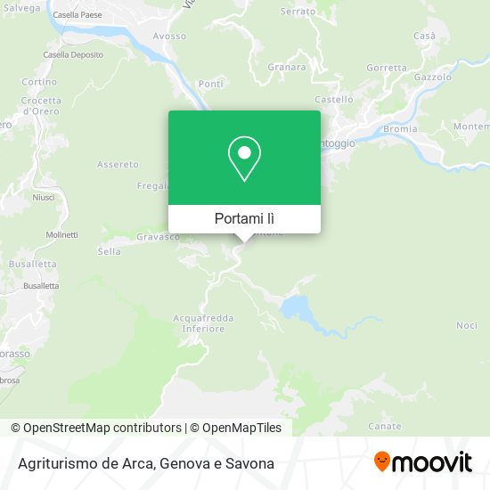 Mappa Agriturismo de Arca