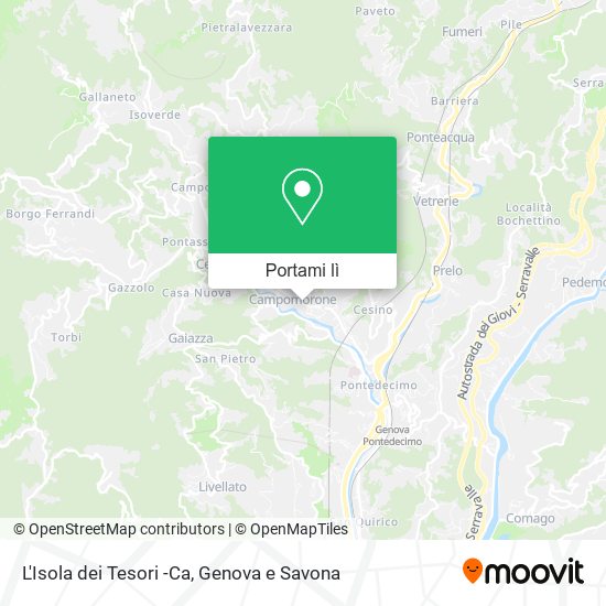Mappa L'Isola dei Tesori -Ca