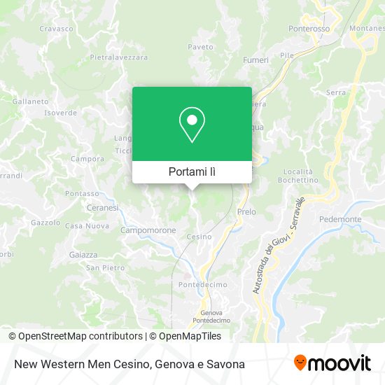 Mappa New Western Men Cesino