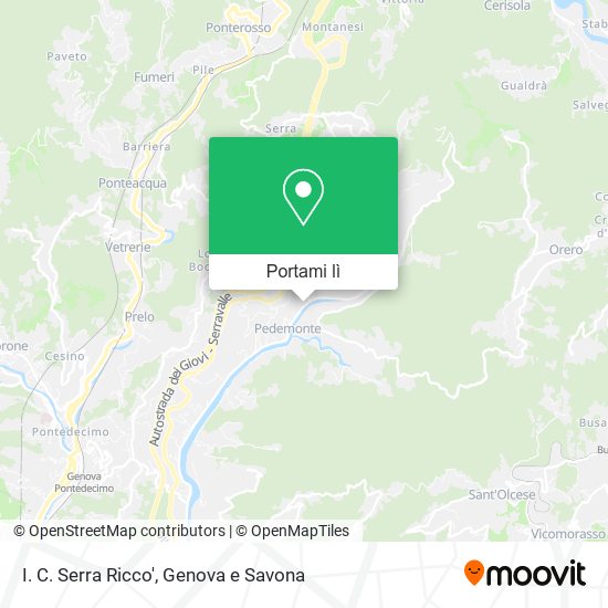 Mappa I. C. Serra Ricco'