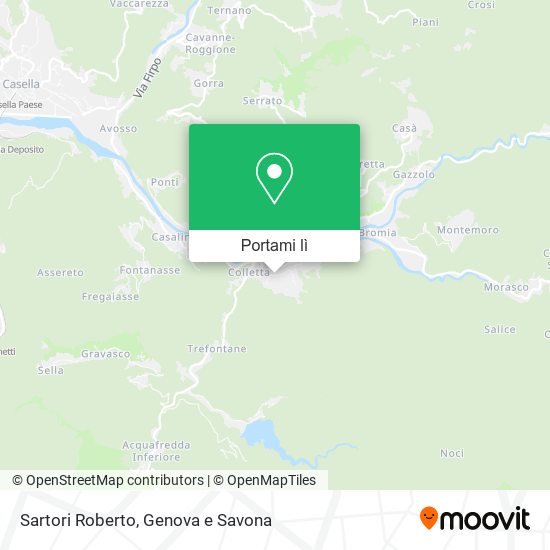 Mappa Sartori Roberto