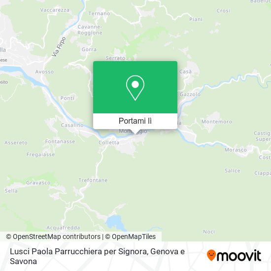 Mappa Lusci Paola Parrucchiera per Signora