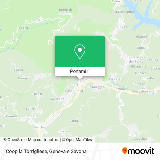 Mappa Coop la Torrigliese