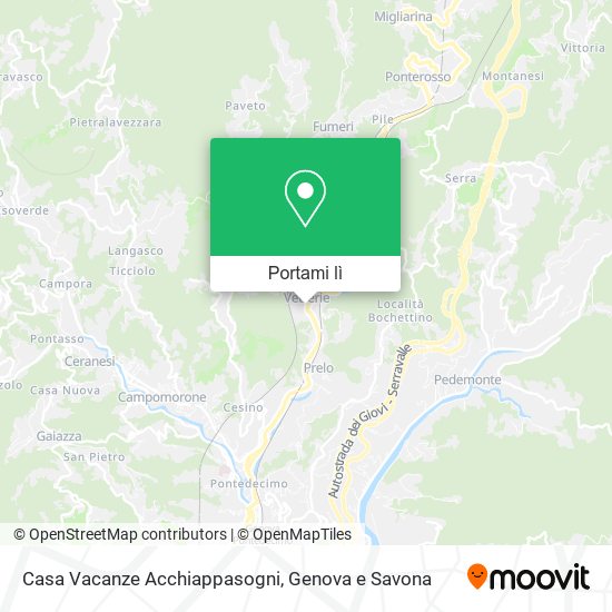 Mappa Casa Vacanze Acchiappasogni