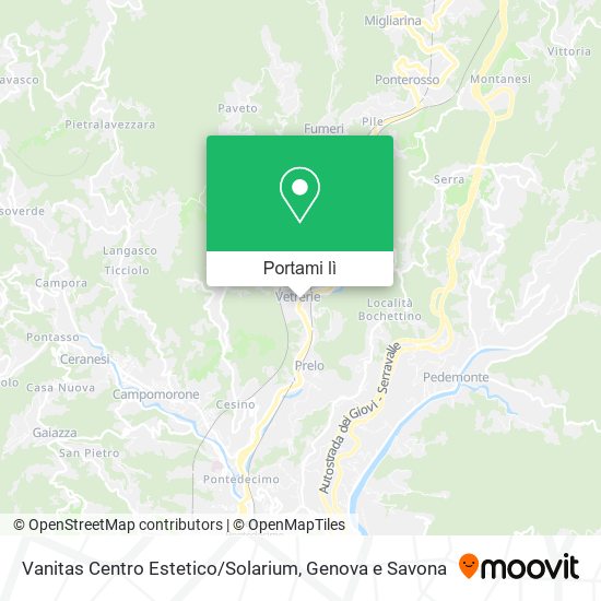 Mappa Vanitas Centro Estetico / Solarium