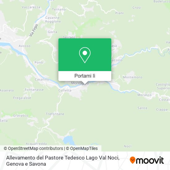 Mappa Allevamento del Pastore Tedesco Lago Val Noci