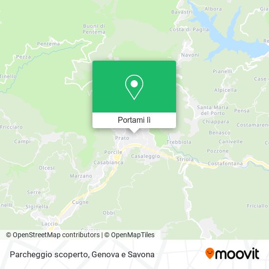 Mappa Parcheggio scoperto