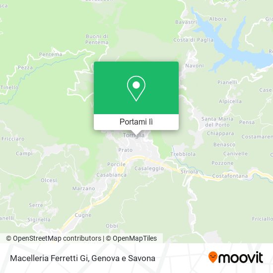 Mappa Macelleria Ferretti Gi
