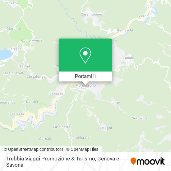 Mappa Trebbia Viaggi Promozione & Turismo