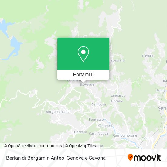 Mappa Berlan di Bergamin Anteo