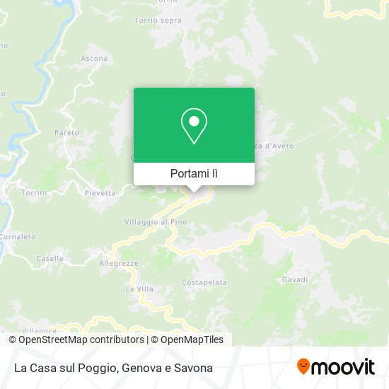 Mappa La Casa sul Poggio