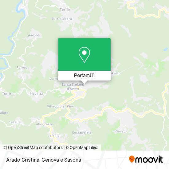 Mappa Arado Cristina