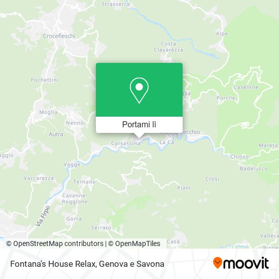 Mappa Fontana's House Relax