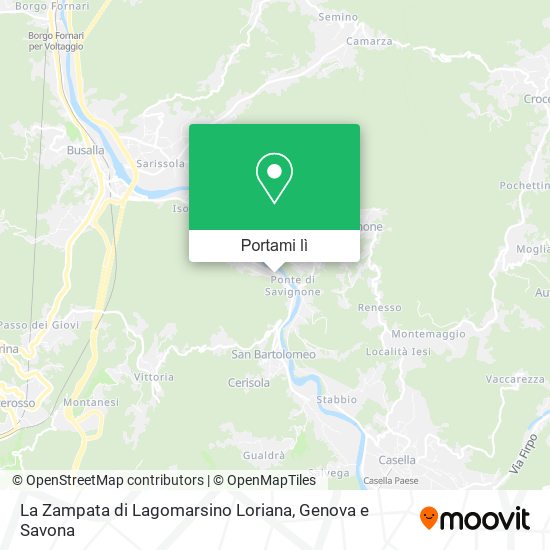 Mappa La Zampata di Lagomarsino Loriana