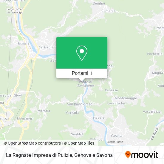 Mappa La Ragnate Impresa di Pulizie