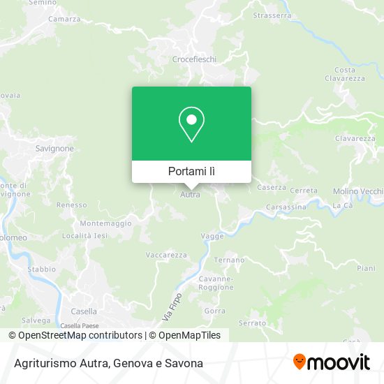 Mappa Agriturismo Autra