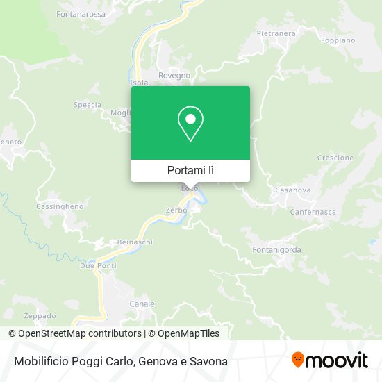 Mappa Mobilificio Poggi Carlo