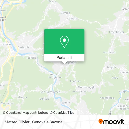 Mappa Matteo Olivieri