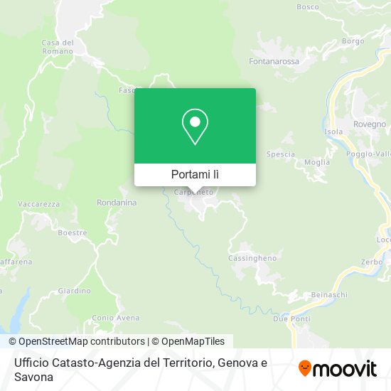 Mappa Ufficio Catasto-Agenzia del Territorio