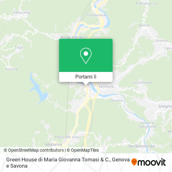 Mappa Green House di Maria Giovanna Tomasi & C.