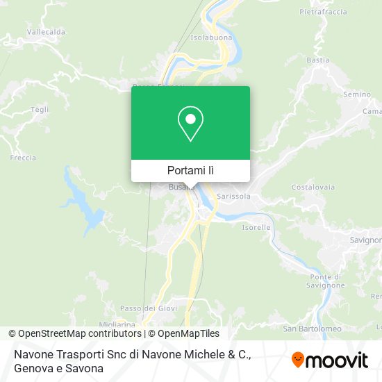 Mappa Navone Trasporti Snc di Navone Michele & C.