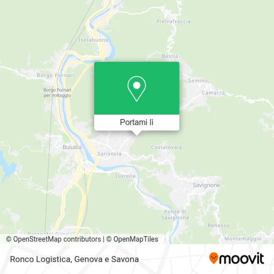 Mappa Ronco Logistica