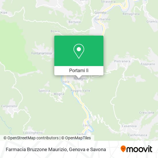 Mappa Farmacia Bruzzone Maurizio