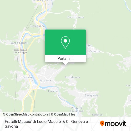 Mappa Fratelli Maccio' di Lucio Maccio' & C.
