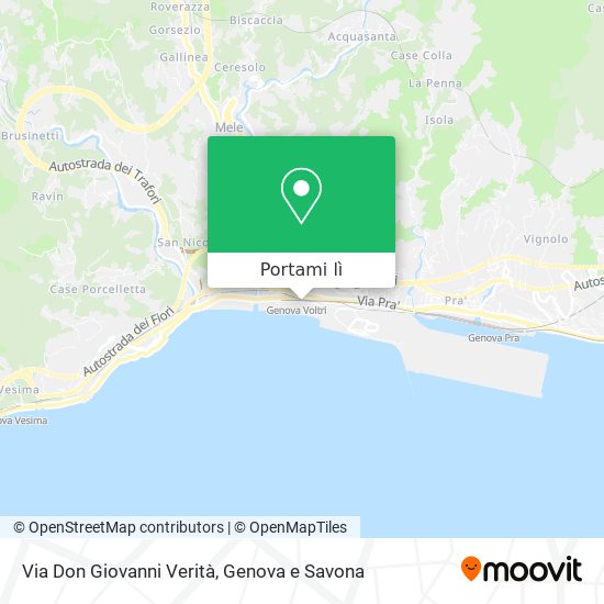 Mappa Via Don Giovanni Verità