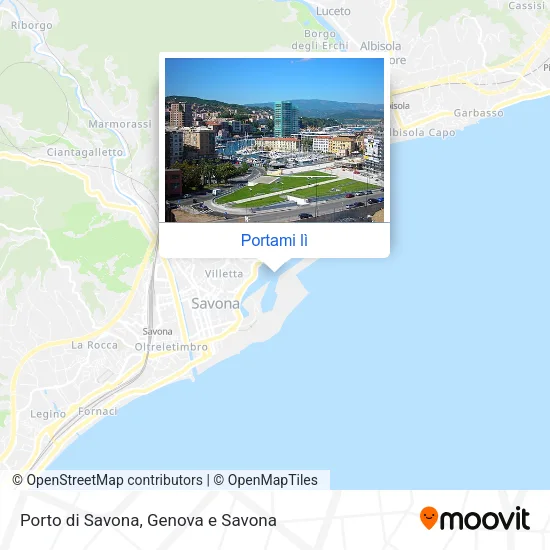 Mappa Porto di Savona