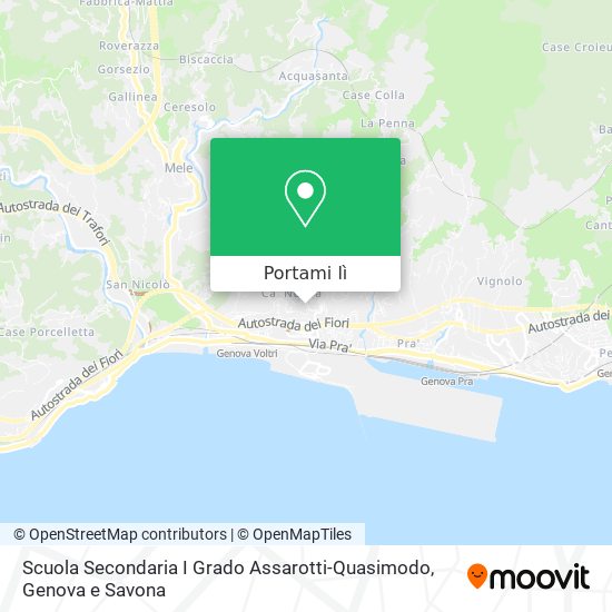 Mappa Scuola Secondaria I Grado Assarotti-Quasimodo