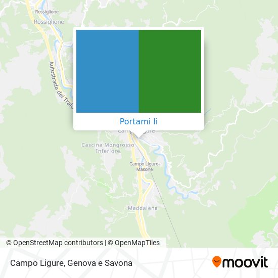 Mappa Campo Ligure